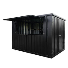 Laden Sie das Bild in den Galerie-Viewer, BARCONTAINER 3×2 XL METER SCHWARZ RAL 9005