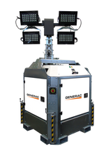Laden Sie das Bild in den Galerie-Viewer, PRAMAC-Generac CUBE PRO HYBRID diesel-/batteriebetriebener Lichtmast
