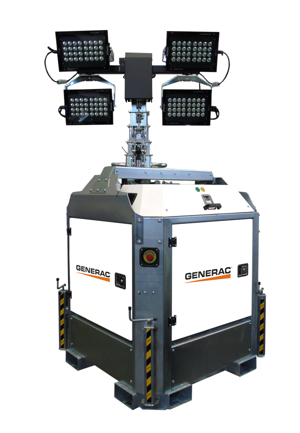 PRAMAC-Generac CUBE PRO HYBRID diesel-/batteriebetriebener Lichtmast