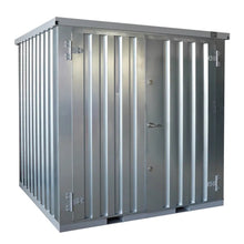 Laden Sie das Bild in den Galerie-Viewer, Lagercontainer 2×2 Meter Galvanisiert Doppeltür Kurze Seite-Neu