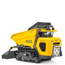 Laden Sie das Bild in den Galerie-Viewer, Wacker Neuson DT10 Minidumper mit Frontkippmulde und Selbstladeschaufel 1.000kg Zuladung