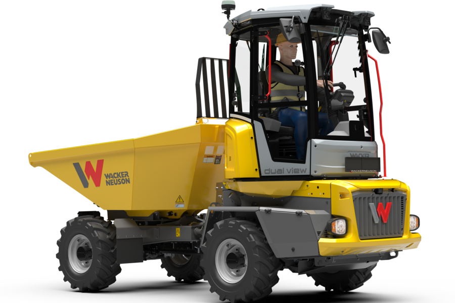 Wacker Neuson Dual View Raddumper DV45 mit Drehkippmulde 4.200kg Zuladung