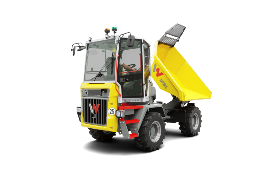 Wacker Neuson Dual View Raddumper DV60-2 mit Drehkippmulde 6.000kg Zuladung