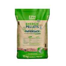 Laden Sie das Bild in den Galerie-Viewer, EPH Holzpellets ENplus A1 Premium – 975 kg Palette mit 65 x 15 kg Papiersäcken