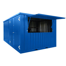 Laden Sie das Bild in den Galerie-Viewer, Bar Container 3×4 XL Meter Blau RAL 5015