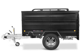 TPV Kofferanhänger 1300kg KT-EB3 Offroad Plus Bordwanderhöhung Geschlossen Gebremst Anthrazit