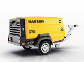 KAESER MOBILAIR M59 – Baukompressor mit Stromerzeuger 8,5 kVA mobil
