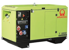 Laden Sie das Bild in den Galerie-Viewer, PRAMAC P 18000 TYA (AVR) dieselbetriebener Stromerzeuger 230-400 V | 17,9 kVA (E-Starter)