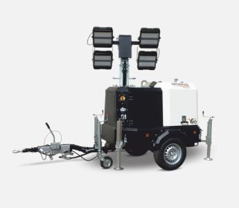 PRAMAC-Generac IQ PRO HYBRID diesel-/batteriebetriebener Lichtmast