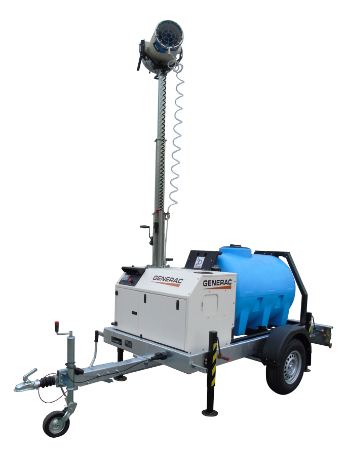 GENERAC Dust Fighter DF 3000 MPT dieselbetriebenes Staubbindesystem