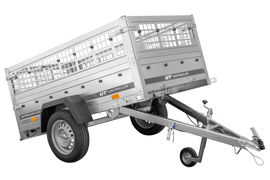 Anhänger Führerschein B Garden Trailer 200 KIPP 200×106 cm 750 kg mit Laubgitteraufsatz-Neu