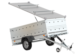 Anhänger GARDEN TRAILER 264 KIPP mit Bordwandaufsatz und Aludeckel-Neu