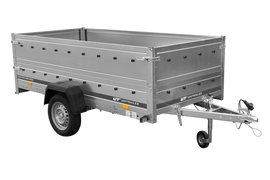 B Führerschein Anhänger GARDEN TRAILER 264 KIPP mit Bordwandaufsatz und Stützrad-Neu