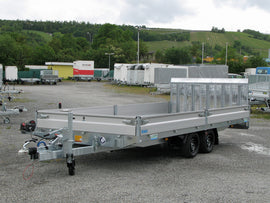Hapert Indigo HT-2 – 3500 – 5050 x 2000 Kipphydraulik, Parabelfederung, Bordwände, Rampe