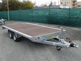 Humbaur Universal 3000 Seilwinde, Alu Bordwände 350 mm, Auffahrbohlen