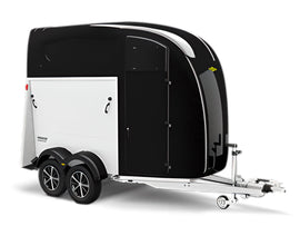 Humbaur Pegasus 2400 Luxus-Pferdeanhänger | Aerodynamischer Poly-Aluaufbau