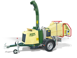 NEGRI Holzhäcksler C13-Benzin- oder Diesel-Häcksler mit Straßenfahrwerk