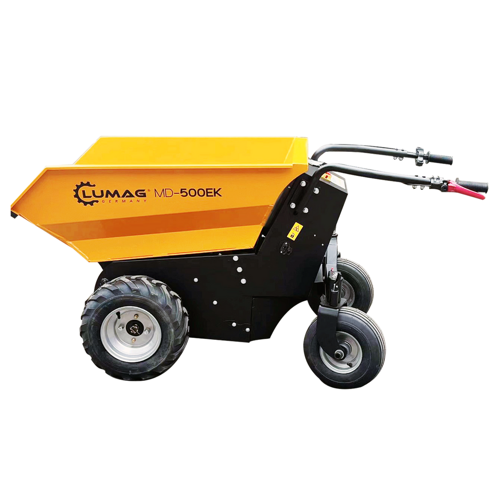 LUMAG MD500EK- Elektro-Raddumper mit Frontkippmulde 500 kg Zuladung