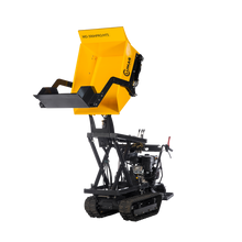 Laden Sie das Bild in den Galerie-Viewer, LUMAG MD500HPROHTS Minidumper Hochkipper mit Frontkippmulde und Selbstladeschaufel 500 kg Zuladung