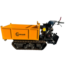 Laden Sie das Bild in den Galerie-Viewer, LUMAG MD800HPRO-AR Minidumper mit Abrollmulde mit 800 kg Zuladung
